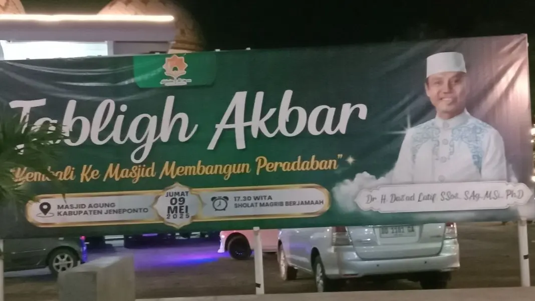 Ustadz Das'ad Latif Bantah Isi Ceramah di Masjid Agung Jeneponto, Jamaah Kecewa