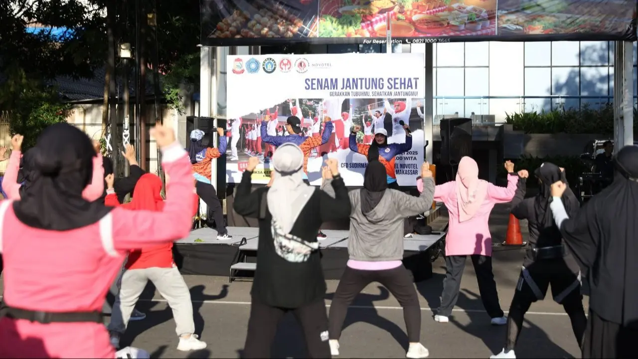 Tiga Organisasi Perempuan Makassar Kompak Gaungkan Hidup Sehat di CFD Sudirman