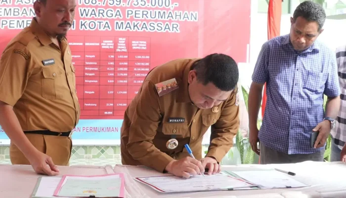 Wali Kota Makassar Terima PSU Tujuh Perumahan Senilai Rp168,7 Miliar