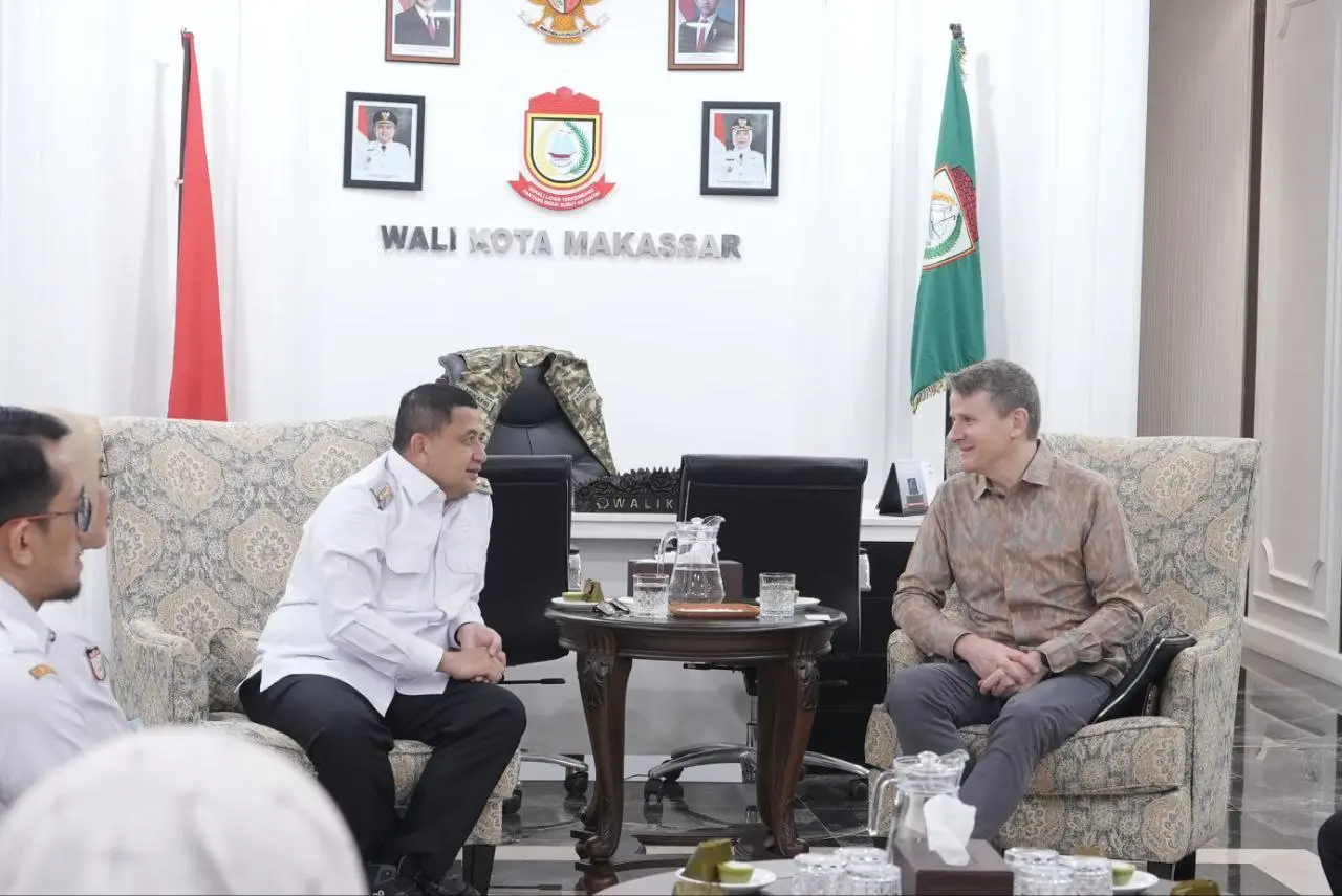 Munafri Ajak Dubes Australia Tangani Sampah, Banjir, dan Transportasi Publik