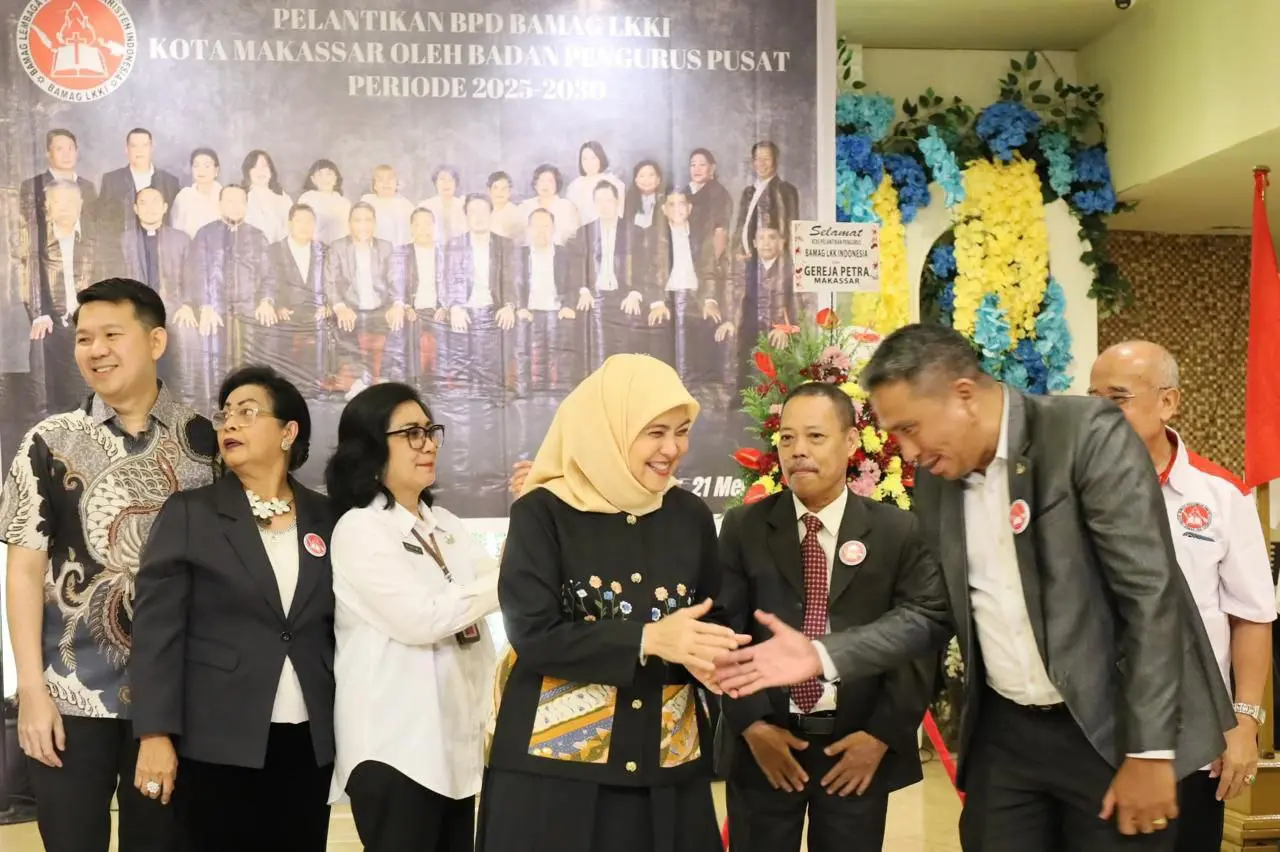 Wawali Makassar Hadiri Pelantikan BAMAG LKKI, Ajak Perkuat Sinergi dan Kerukunan