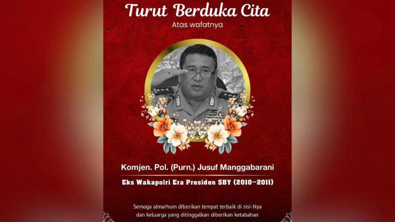 Mantan Wakapolri Komjen (Purn) Jusuf Manggabarani Wafat, Akan Dimakamkan di Jakarta