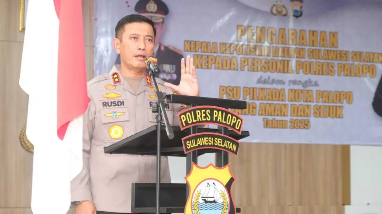 Jelang PSU Pilwalkot, Kapolda Sulsel Tekankan Netralitas dan Stabilitas Keamanan di Palopo