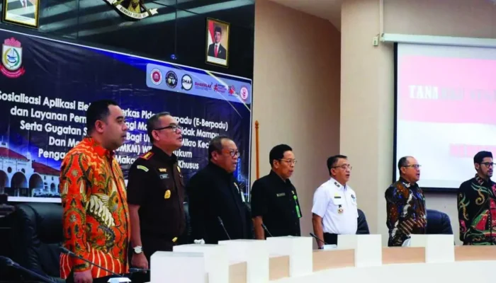 Wakil Ketua DPRD Makassar Hadiri Peluncuran Aplikasi E-Berpadu di PN Makassar