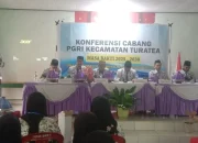 Konferensi Cabang PGRI Kecamatan Turatea Masa Bakti 2025-2030, Muslimin Terpilih Jadi Ketua