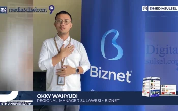 Okky Wahyudi (Biznet): Terus Jadi Pelita Informasi, Selamat Ulang Tahun ke-9 Mediasulsel.com!