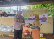 Polsek Manggala Berbagi Qurban di Hari Raya Iduladha
