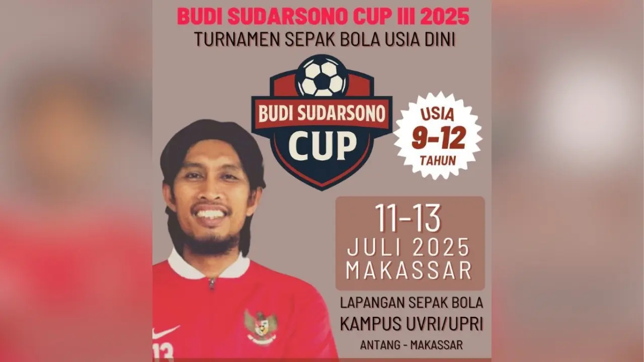 Pendaftaran Budi Sudarsono Cup III 2025 Resmi Dibuka, Makassar Jadi Tuan Rumah