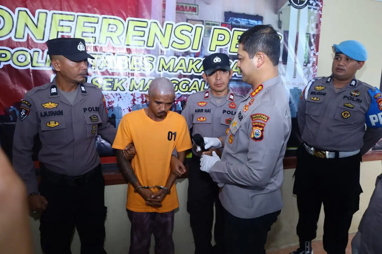 Kapolrestabes Makassar Ungkap Penangkapan Pelaku Penikaman Maut di Manggala