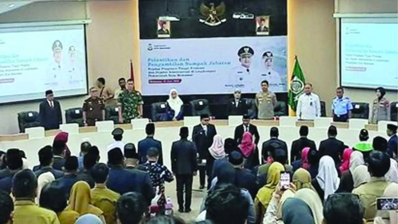 Appi Lantik 46 Pejabat Baru di Pemkot Makassar, Jabatan Kosong Mulai Terisi