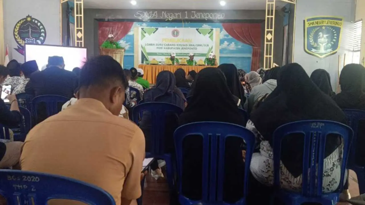 Meriahkan HUT PGRI ke-80, PGRI Jeneponto Gelar Lomba Cabang Khusus SMA/SMK/SLB dan Lomba Antar Guru 2 Meriahkan HUT PGRI ke-80, PGRI Jeneponto Gelar Lomba Cabang Khusus SMA/SMK/SLB dan Lomba Antar Guru