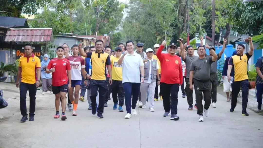 Bupati Pangkep Buka Jalan Santai HUT Bhayangkara ke-79, Dorong Dukungan Program Nasional