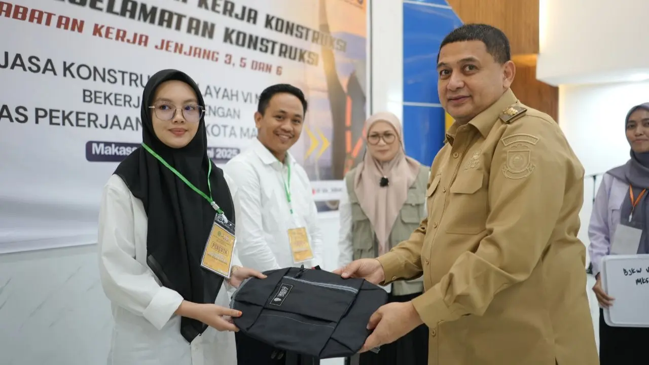 Dinas PU Makassar Raih Penghargaan Nasional, Wali Kota Hadiri Uji Sertifikasi Konstruksi