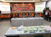 Bongkar Sindikat Internasional, Polrestabes Makassar Gagalkan Peredaran Narkoba Rp15 Miliar