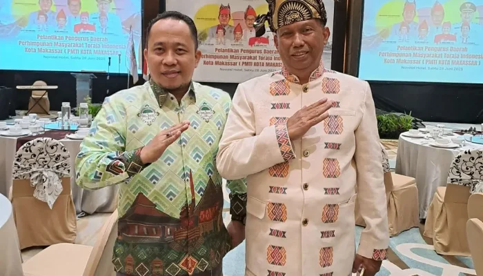 Tadda Hadiri Pelantikan PD PMTI Makassar, Tekankan Sinergi Toraja-Luwu Raya