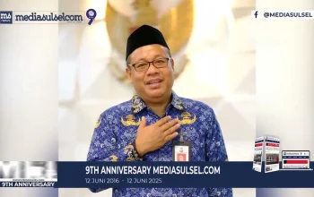 Sekretaris DPRD Makassar Ucapkan Selamat Ulang Tahun ke-9 untuk Mediasulsel.com