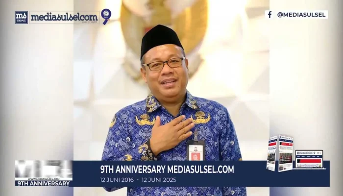 Sekretaris DPRD Makassar Ucapkan Selamat Ulang Tahun ke-9 untuk Mediasulsel.com