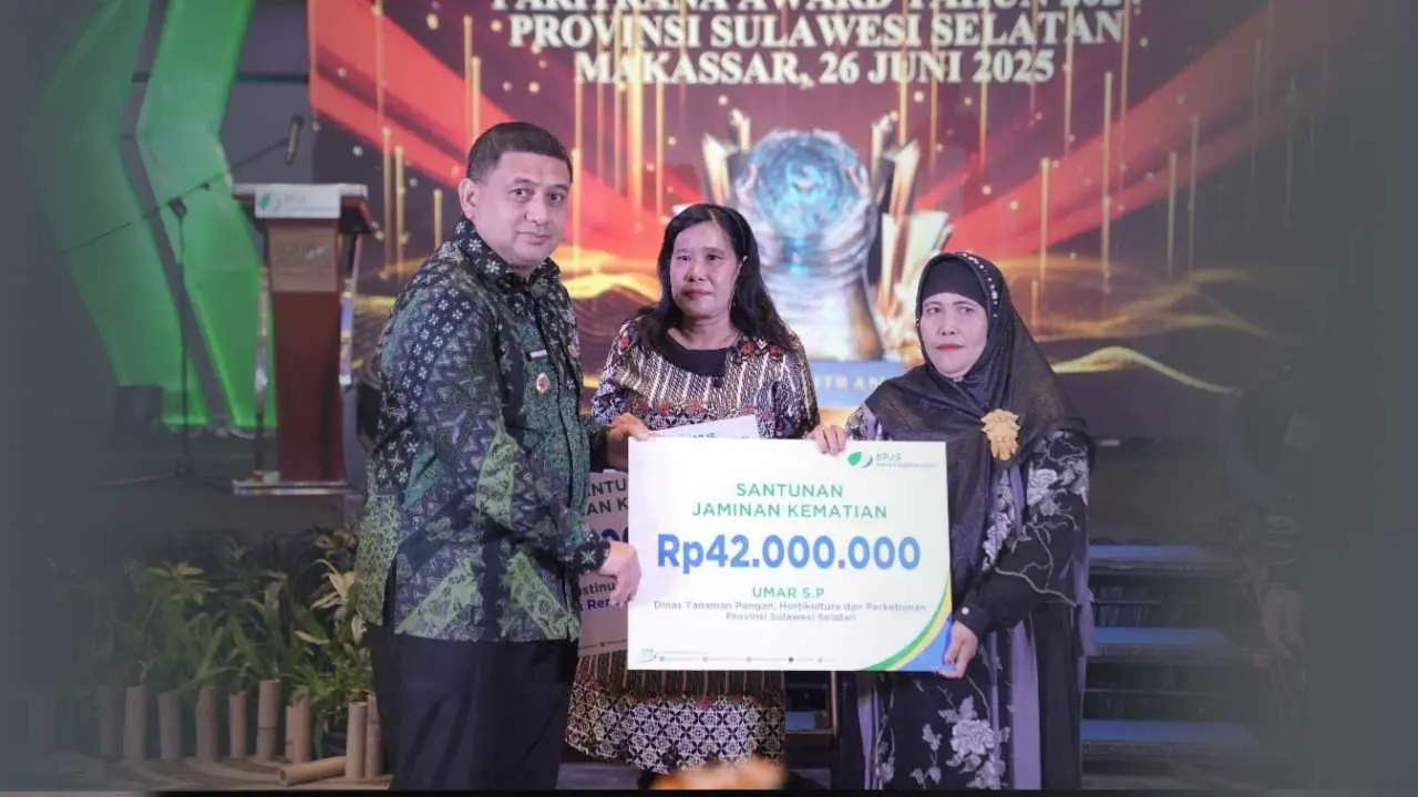 Makassar Raih Juara I Paritrana Award, Komitmen Perlindungan Pekerja Diakui Nasiona