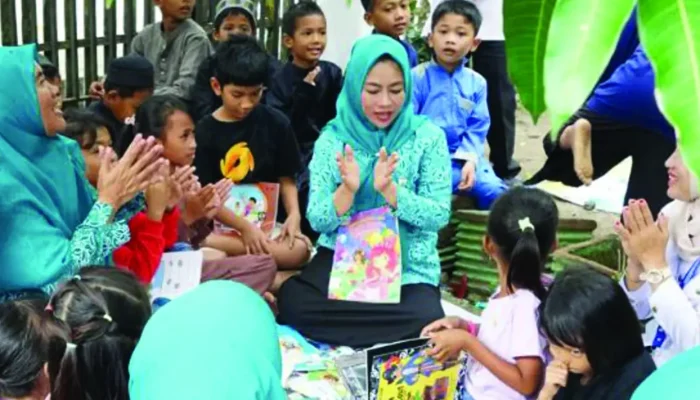 Bunda Literasi Sidrap Dorong Anak Usia Dini Melek Literasi Lewat Dongeng dan Cerita