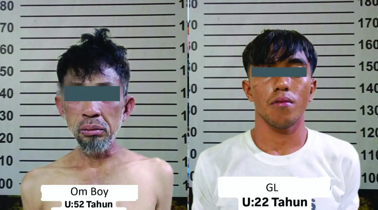 Berpesta Sabu Usai Curi Motor, Dua Pria Diringkus Resmob Polsek Manggala