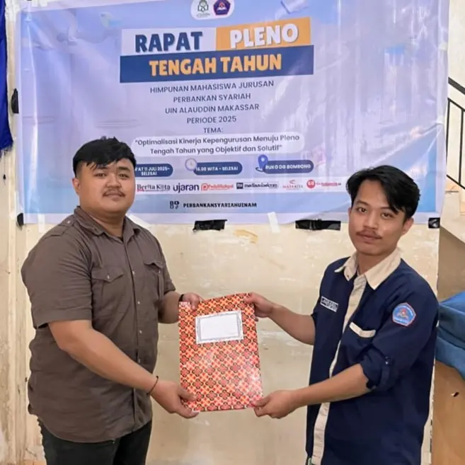 HMJ Perbankan Syariah UIN Alauddin Gelar Pleno Tengah Tahun, Evaluasi Kinerja Jadi Sorotan