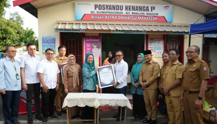 Ketua TP PKK Makassar Apresiasi Astra Daihatsu atas Dukungan CSR untuk Posyandu Kenanga 1B