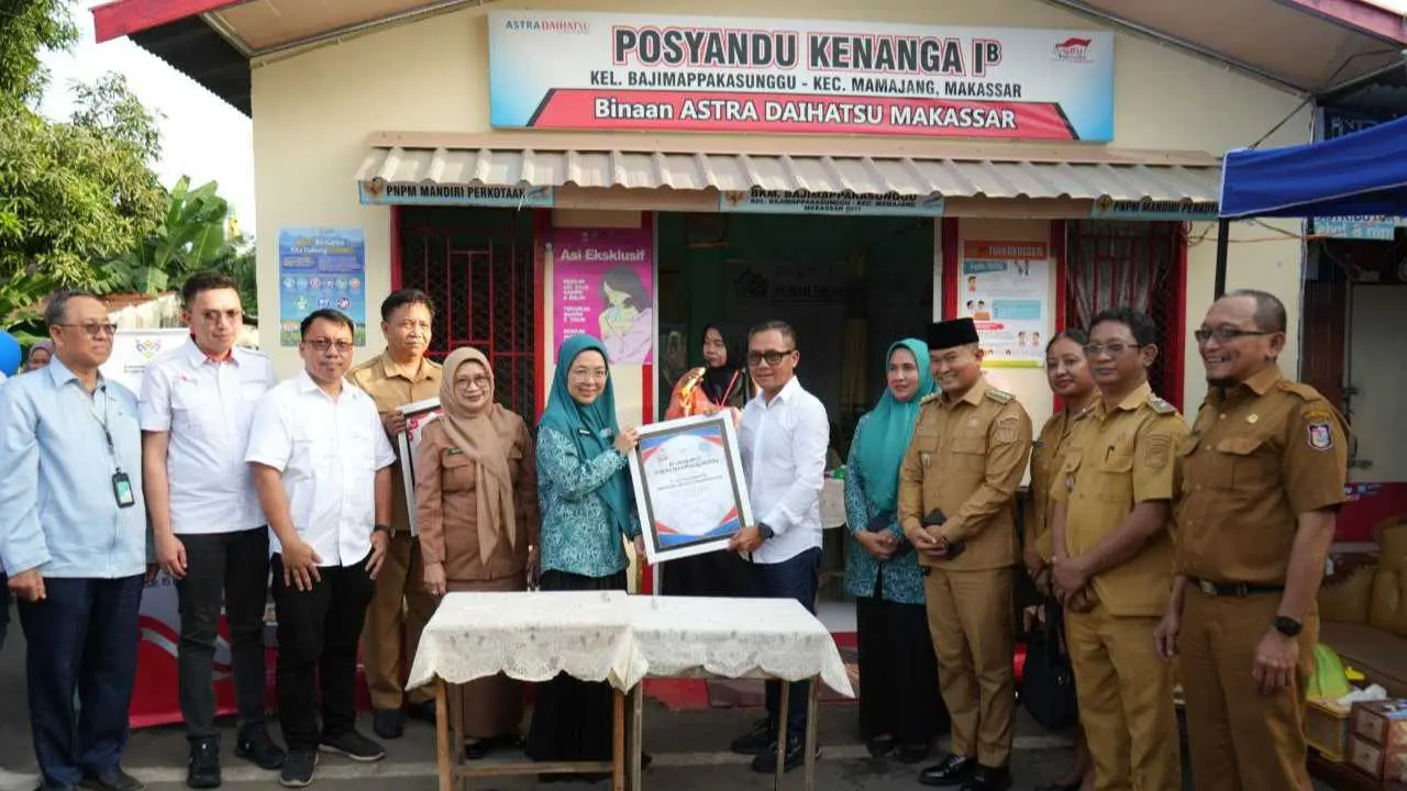 Ketua TP PKK Makassar Apresiasi Astra Daihatsu atas Dukungan CSR untuk Posyandu Kenanga 1B