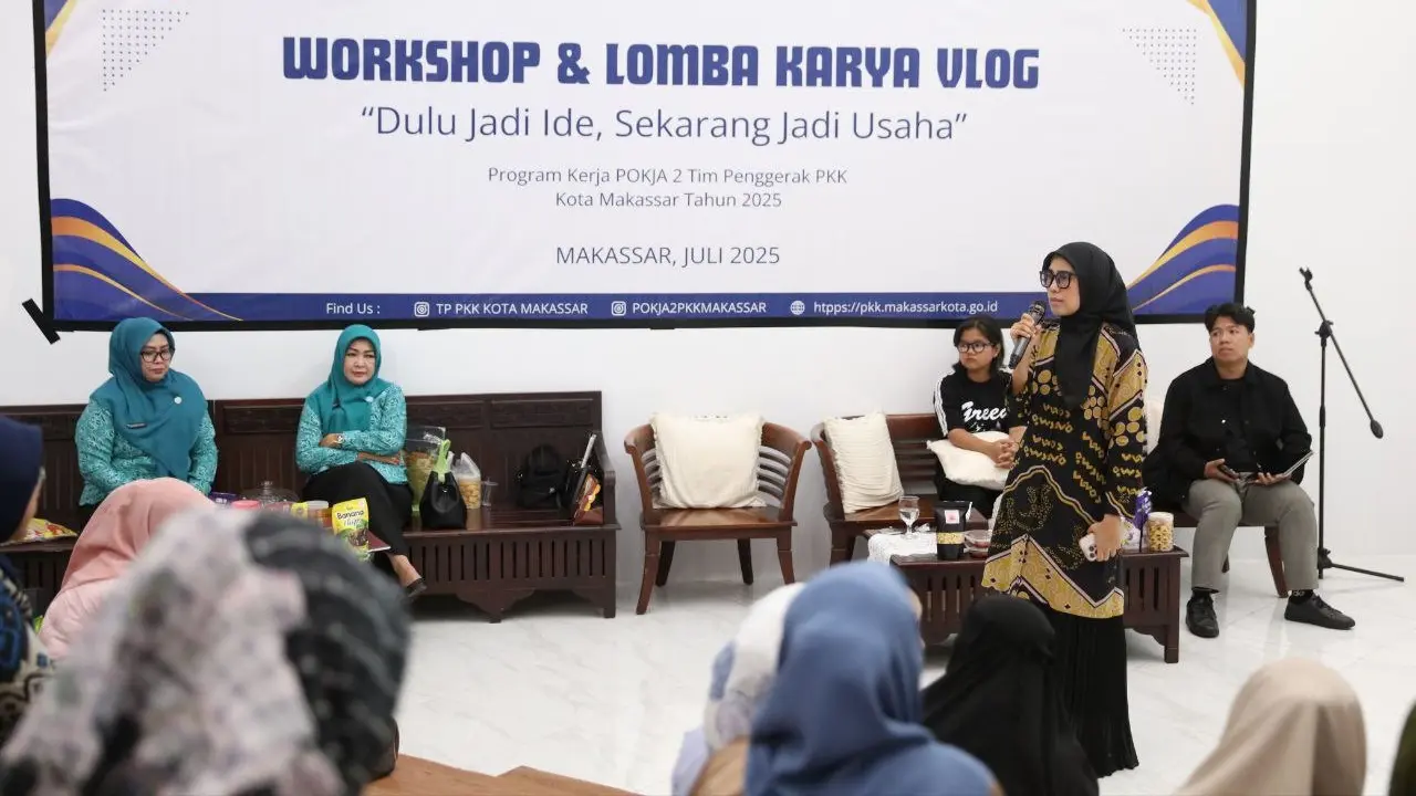 PKK Makassar Bekali UMKM Keterampilan Vlog, Siapkan Mereka Naik Kelas Lewat Konten Digital