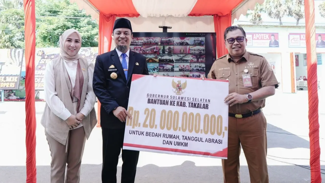 Gubernur Sulsel Gelontorkan Rp20 Miliar untuk Bedah Rumah dan UMKM di Takalar