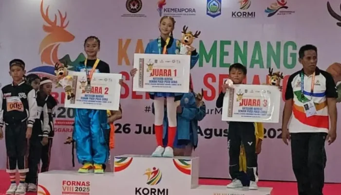 Lewat Poco-Poco Ceria FOKBI Persembahkan Emas Perdana untuk Sulsel di FORNAS VIII NTB