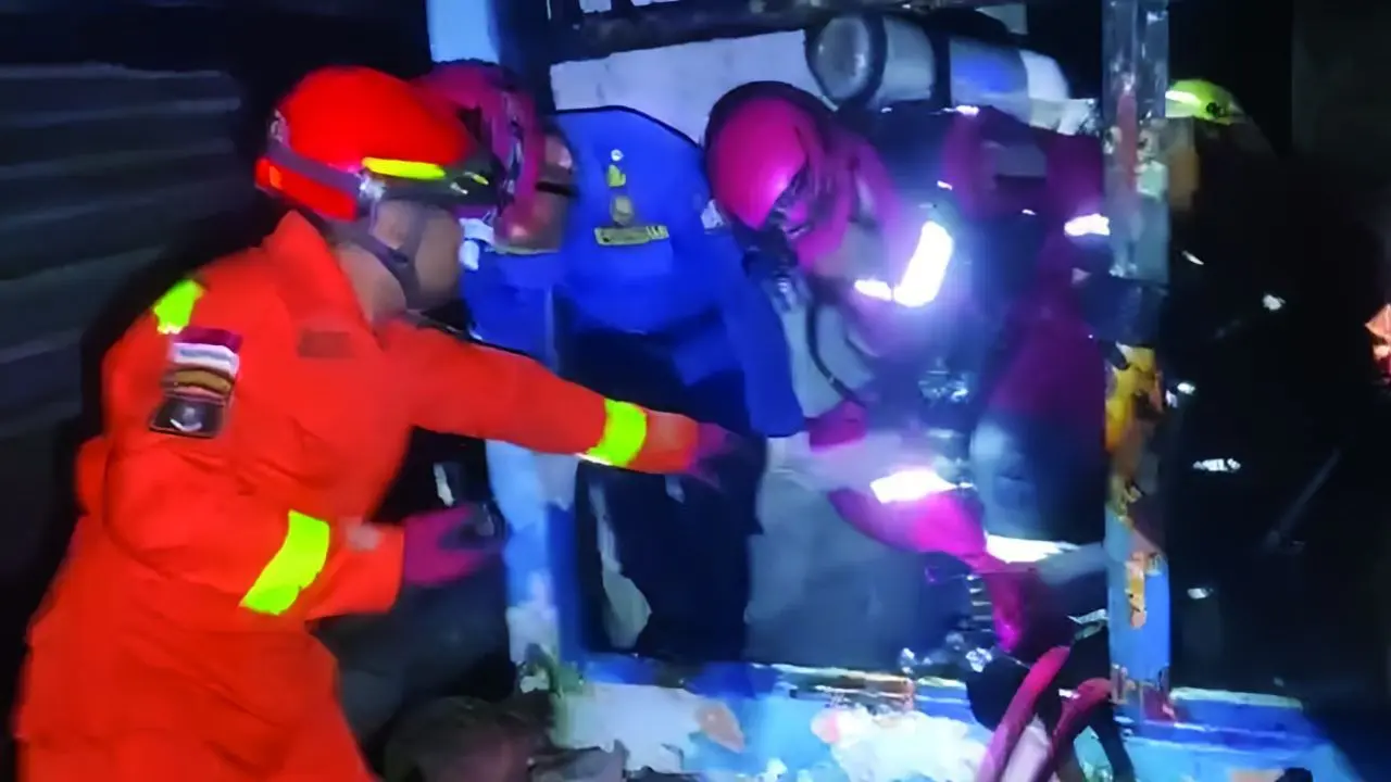 Diduga Korsleting Listrik, Sebuah Rumah di Perumnas Antang Terbakar dan Tewaskan Seorang Lansia Tunanetra