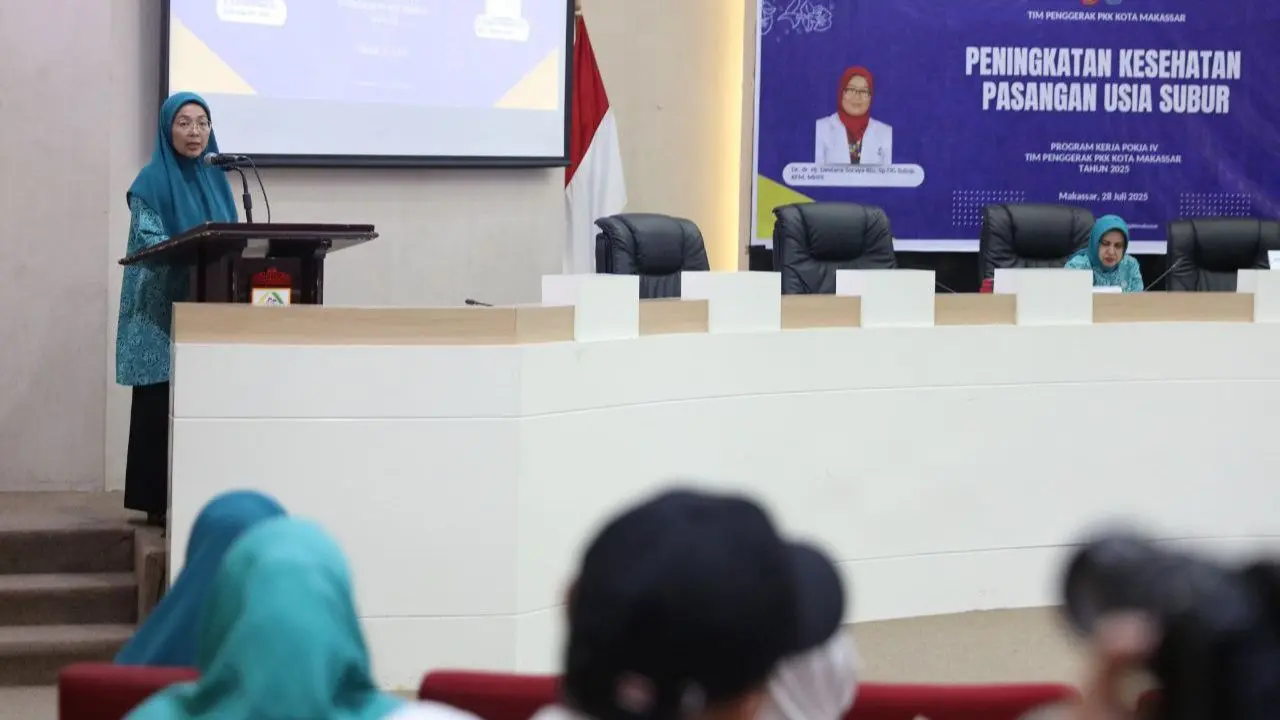 Bangun Generasi Sehat, Ketua PKK Makassar Ajak Pasangan Usia Subur Rencanakan Keluarga