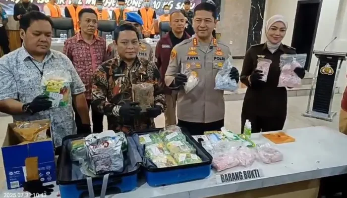 Polrestabes Makassar Musnahkan Barang Bukti Narkoba Senilai Rp16 Miliar