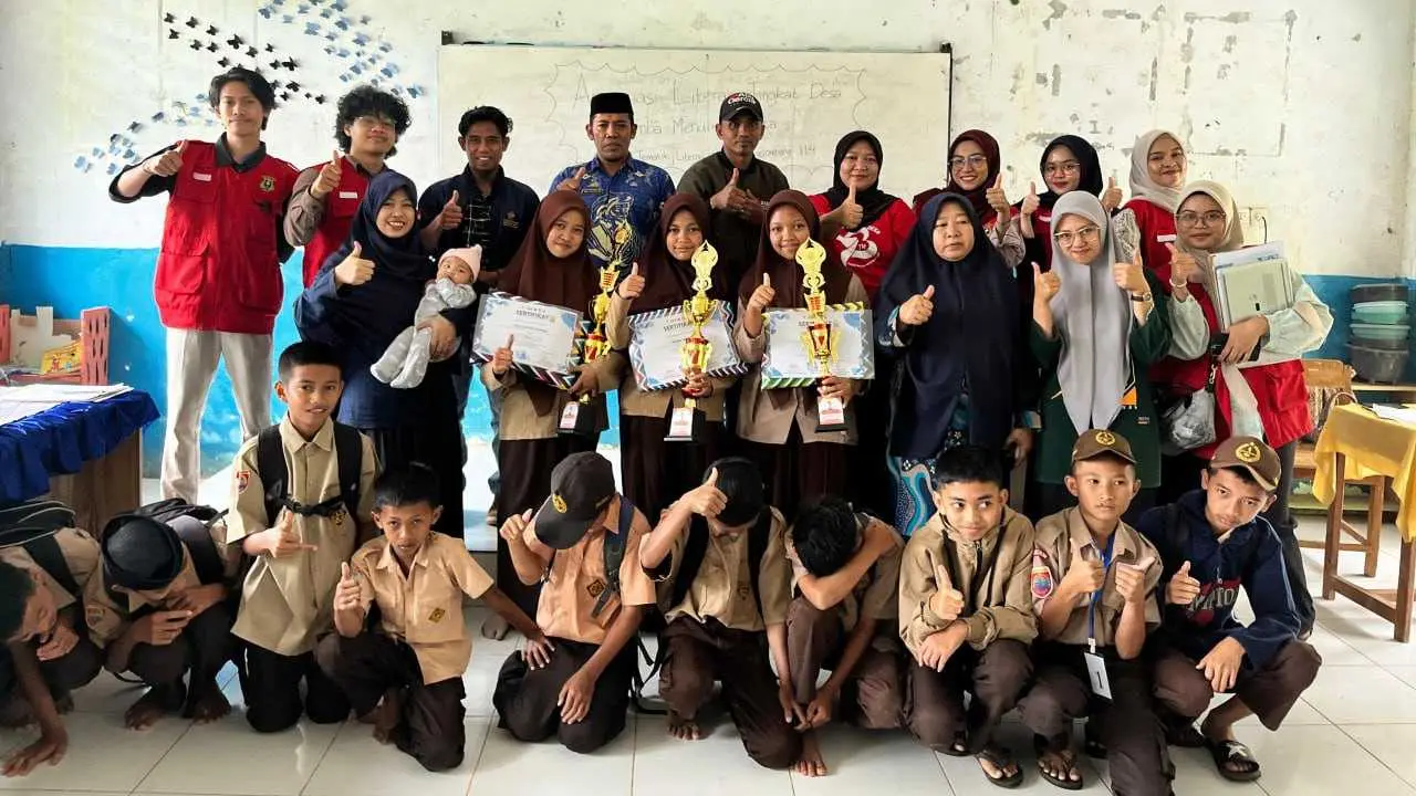 Tumbuhkan Semangat Bercerita, Mahasiswa KKN Unhas Gelar Lomba Menulis Cerita di Gowa