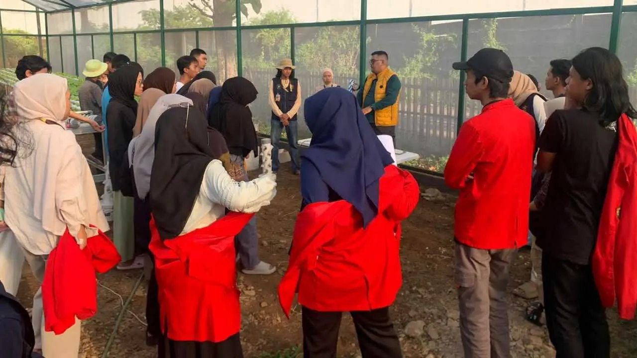 Tim HIMATEPA Unhas Latih Petani Muda Nisombalia Kelola Greenhouse dan Hidroponik