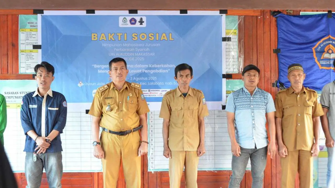 HMJ Perbankan Syariah UIN Alauddin Gelar Baksos di Soppeng, Gaungkan Edukasi Keuangan Islam
