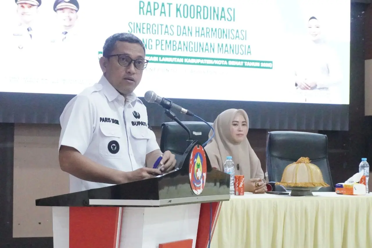 Rakor Sinergitas dan Harmonisasi Bidang Pembangunan Manusia, Ini Kata Bupati Paris Yasir