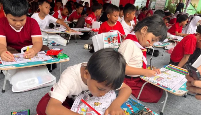 Pertamina Enduro Ajak Siswa SD Mewarnai, Pemenang Bisa Nonton MotoGP Mandalika