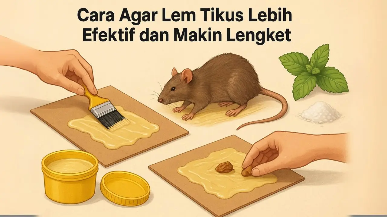 Cara Agar Lem Tikus Lebih Efektif dan Makin Lengket