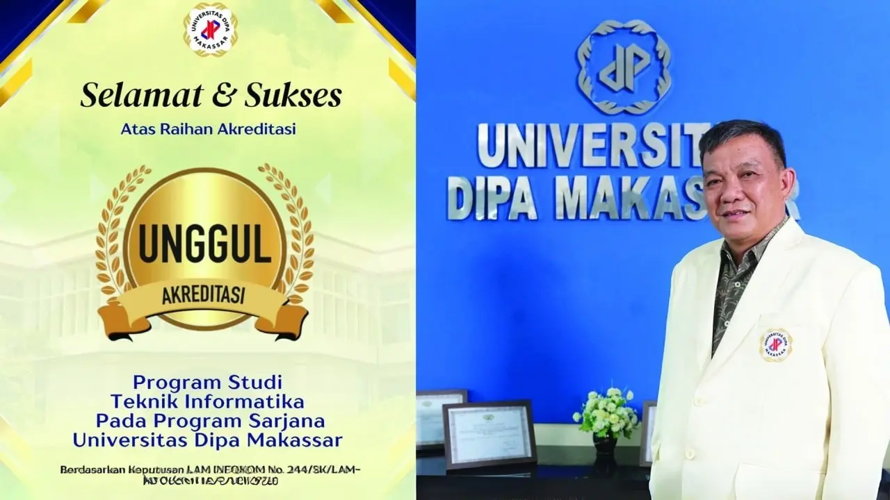 Undipa Makassar Cetak Sejarah Baru, Prodi Teknik Informatika Sandang Akreditasi Unggul