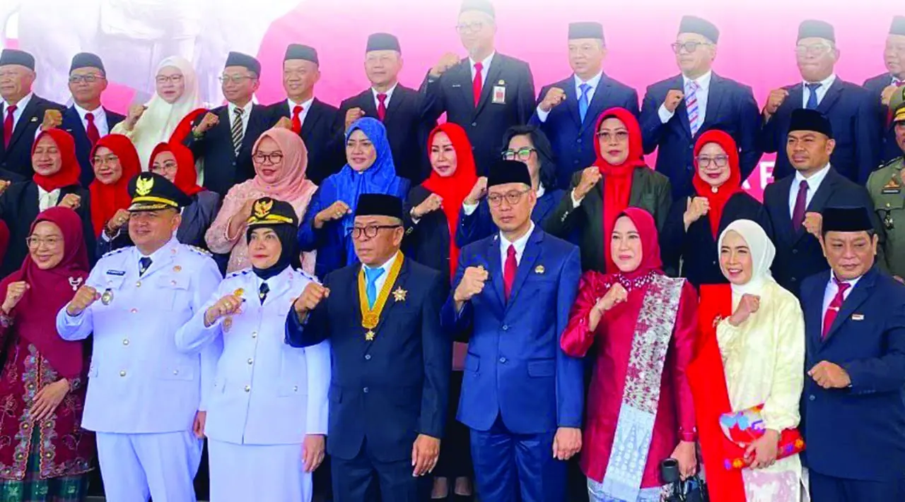 Kadis Pertanahan Makassar Ikuti Upacara HUT RI ke-80 di Karebosi