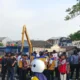 Jum’at Bersih di Waduk Tunggu Pampang, Warga dan Pemkot Makassar Angkat Eceng Gondok