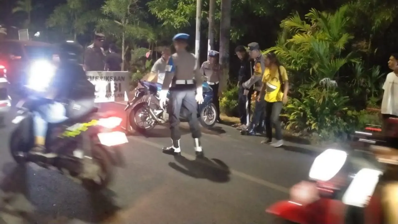 Ganggu Ketertiban, 7 Motor Berknalpot Brong Kena Razia Polisi di Tamalate