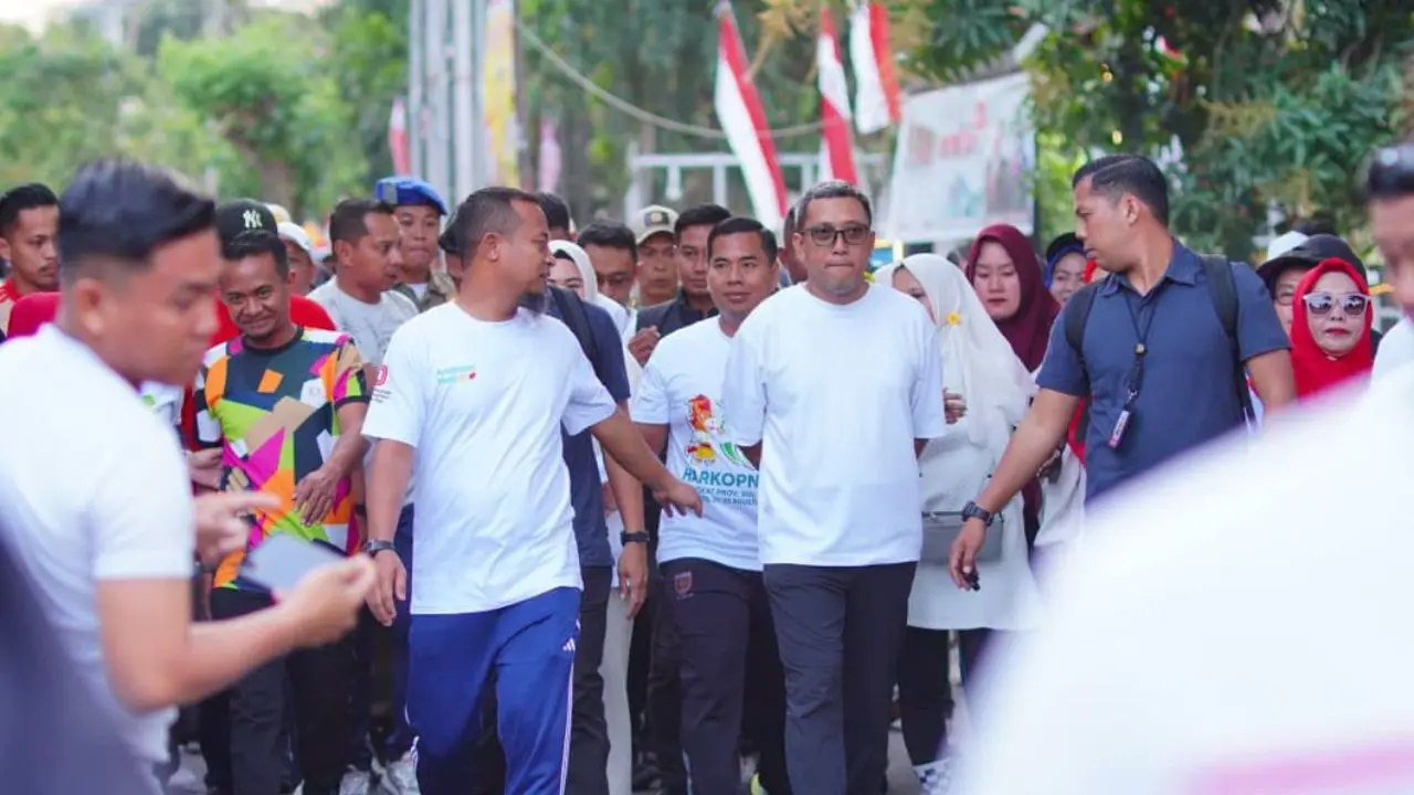 Jalan Sehat Anti Mager bersama Gubernur Sulsel Dipadati Ribuan Masyarakat Jeneponto 