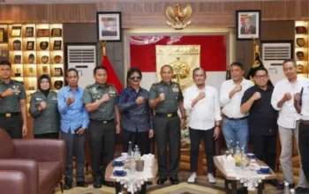 PWI Sulsel Silaturahmi ke Pangdam XIV Hasanuddin, Bahas Bela Negara hingga Isu Sosial