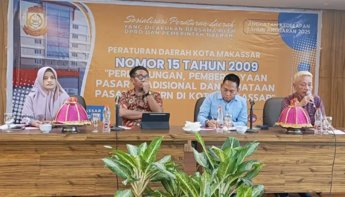 Sosialisasi Perda, DPRD Makassar Pastikan Pasar Tradisional Tak Tergusur Ritel Modern