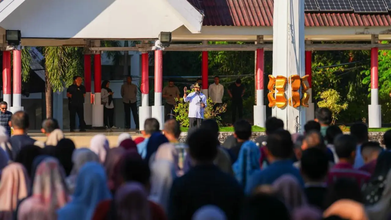 Pemprov Sulsel Terapkan WFA, Gubernur Andi Sudirman Ingatkan Kinerja dan Pesan Kedamaian