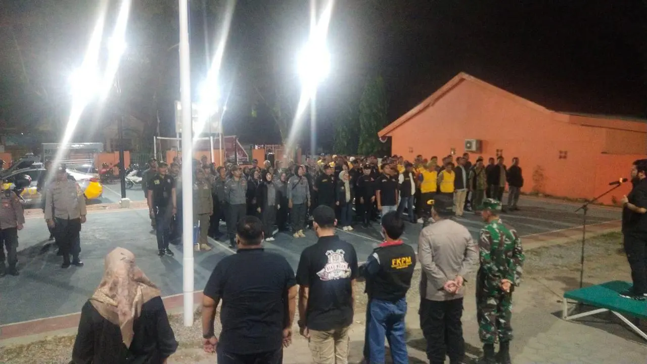 Patroli Skala Besar di Manggala, Pemerintah dan Aparat Kompak Jaga Kondusifitas