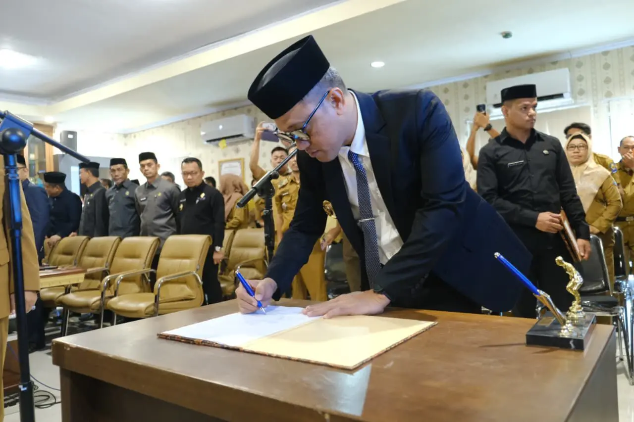 Lantik 4 Pejabat Pimpinan Tinggi Pratama, Ini Pesan Bupati Jeneponto 