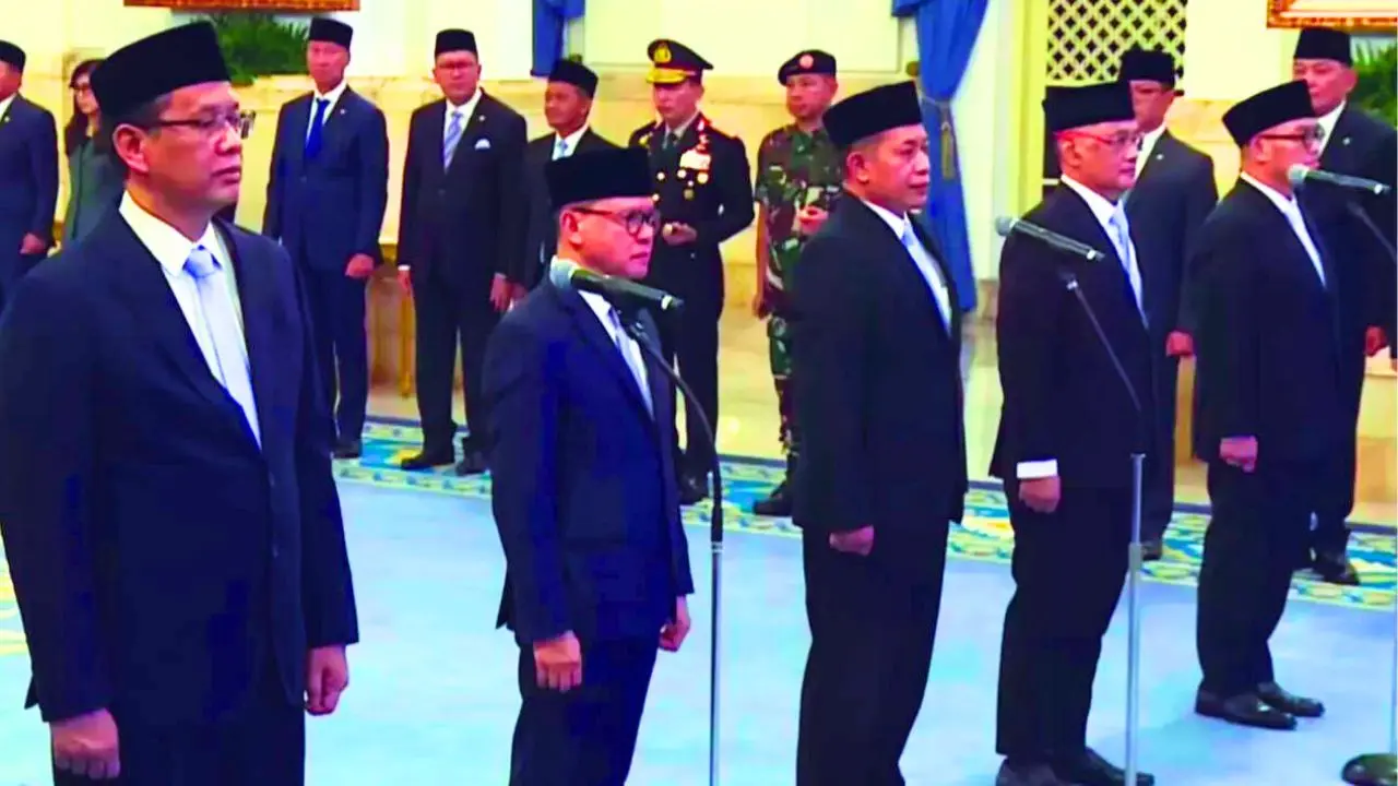 Presiden Prabowo Reshuffle Kabinet, 4 Menteri dan 1 Wamen Dilantik